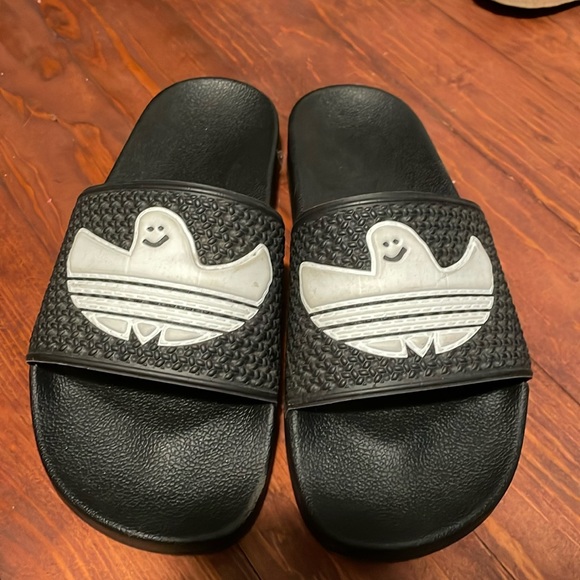 Adidas Ghost Slip on Sandal Slides - Picture 1 of 4